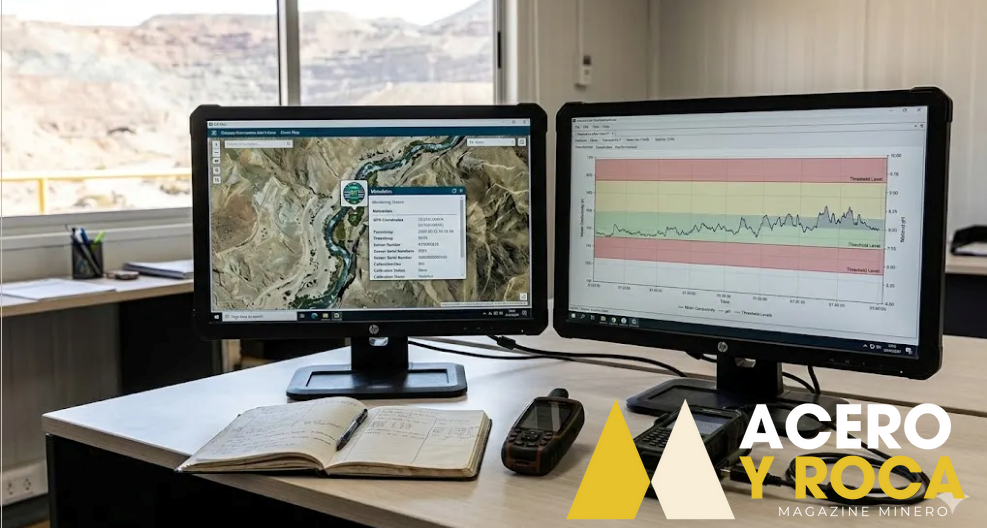 Imagen de Acero y Roca Software de gestión de metadatos ambientales en minería. Imagen de Acero y Roca
