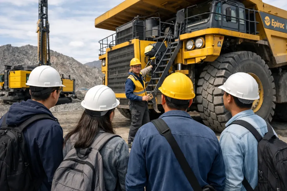 Contenido Original de ACERO Y ROCA Prácticas técnicas en maquinaria pesada como eje del convenio UNSJ–Epiroc. Imagen ilustrativa de Acero y Roca.