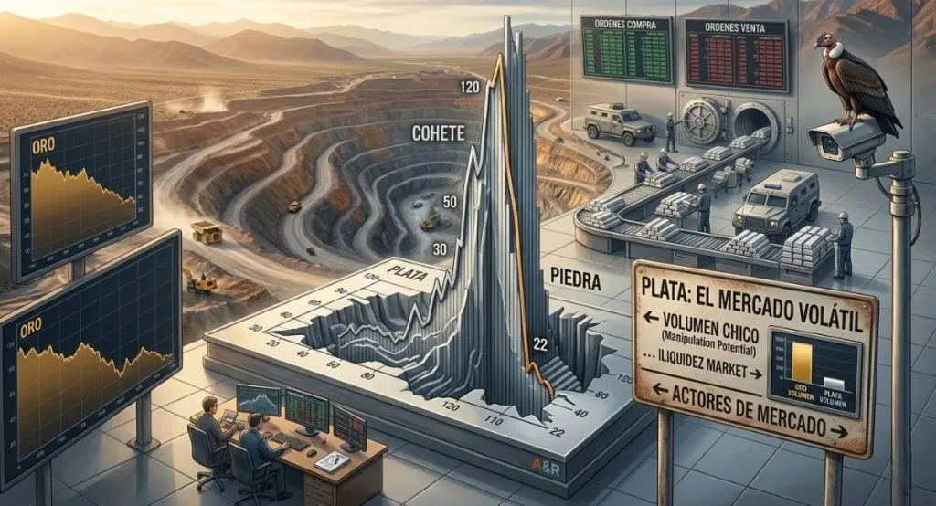 Contenido Original de ACERO Y ROCA - Prohibida su reproducción Ilustración de Acero y Roca, del valor de la plata y el oro.