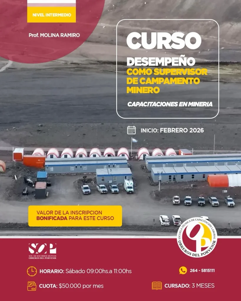 Supervisor de Campamento Minero