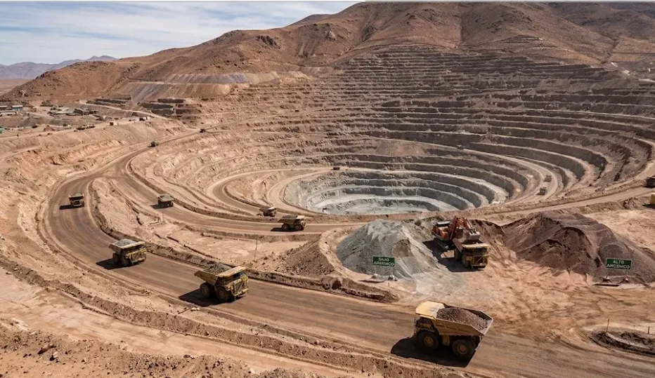 Imagen de ACERO Y ROCA Operaciones de blending de mineral para control de arsénico. Imagen ilustrativa de Acero y Roca