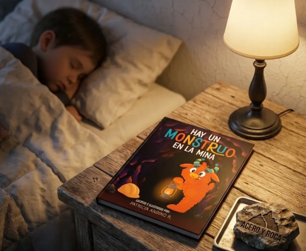 La literatura infantil empieza a ocupar un espacio poco explorado dentro de la comunicación minera. En ese cruce se ubica Hay un monstruo en la mina, el primer libro de Patricia Andino, escritora e ilustradora ecuatoriana. Contenido Original de ACERO Y ROCA - Prohibida su reproducción
