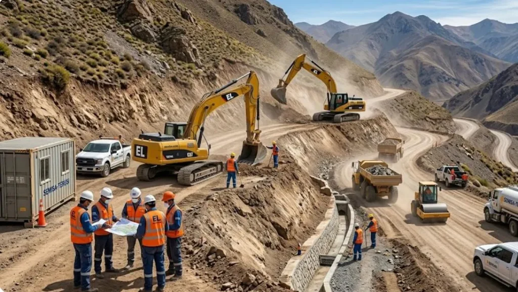 Contenido Original de ACERO Y ROCA - Prohibida su reproducción Operación minera- Imagen de Acero y Roca