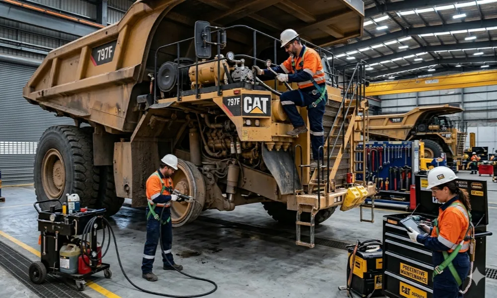 Contenido Original de ACERO Y ROCA -Prohibida su reproducción Mantenimiento preventivo de equipos para evitar pérdidas operativas. Imagen ilustrativa: ACERO Y ROCA.