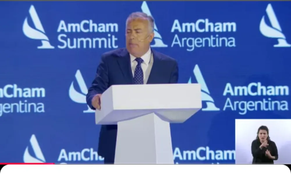 retrato de Alfredo  cornejo en el amcham 2026