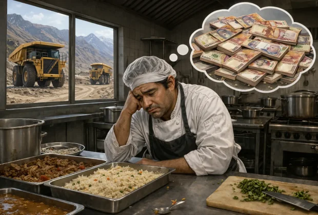 Los trabajadores de Aramark que continúan en JCS y renunciaron a gran parte de su indemnización. Imagen ilustrativa Acero y Roca.