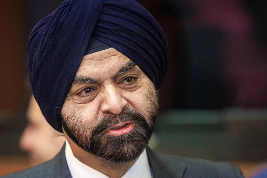 Presidente del Banco Mundial, Ajay Banga. EFE/ Olivier Matthys