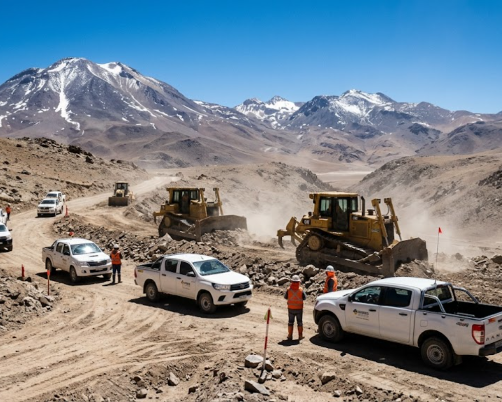 Inicio de obras de infraestructura en fase de construcción de proyecto minero de cobre en San Juan. Contenido Original de ACERO Y ROCA