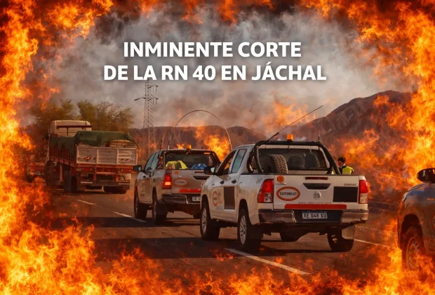 Inminente corte de ruta a la minería en San Juan. Ultimátum. Imagen ilustrativa: Acero y Roca.