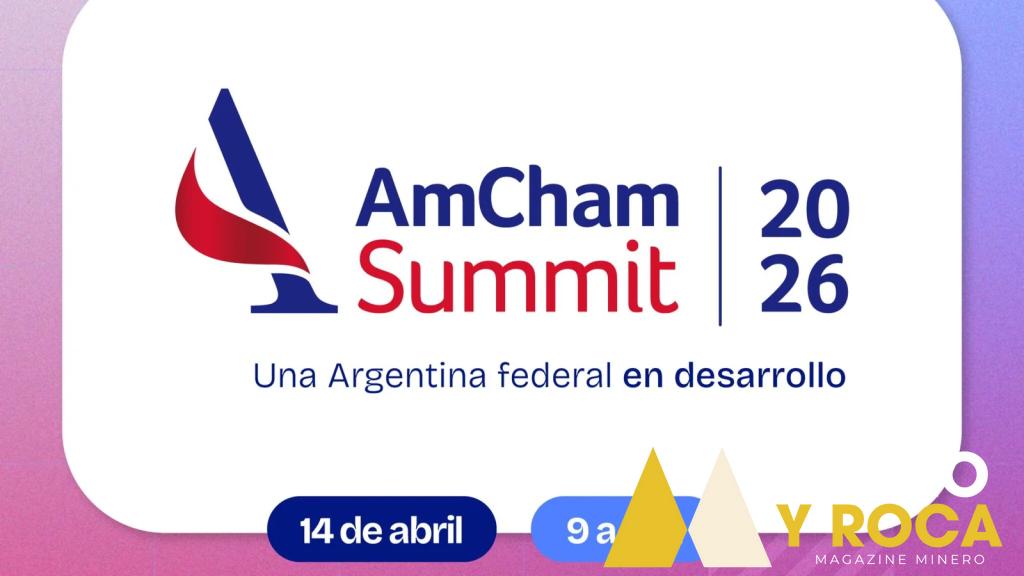 Flyer del AmCham Summit 2026, organizado por la Cámara de Comercio Argentino-Estadounidense.