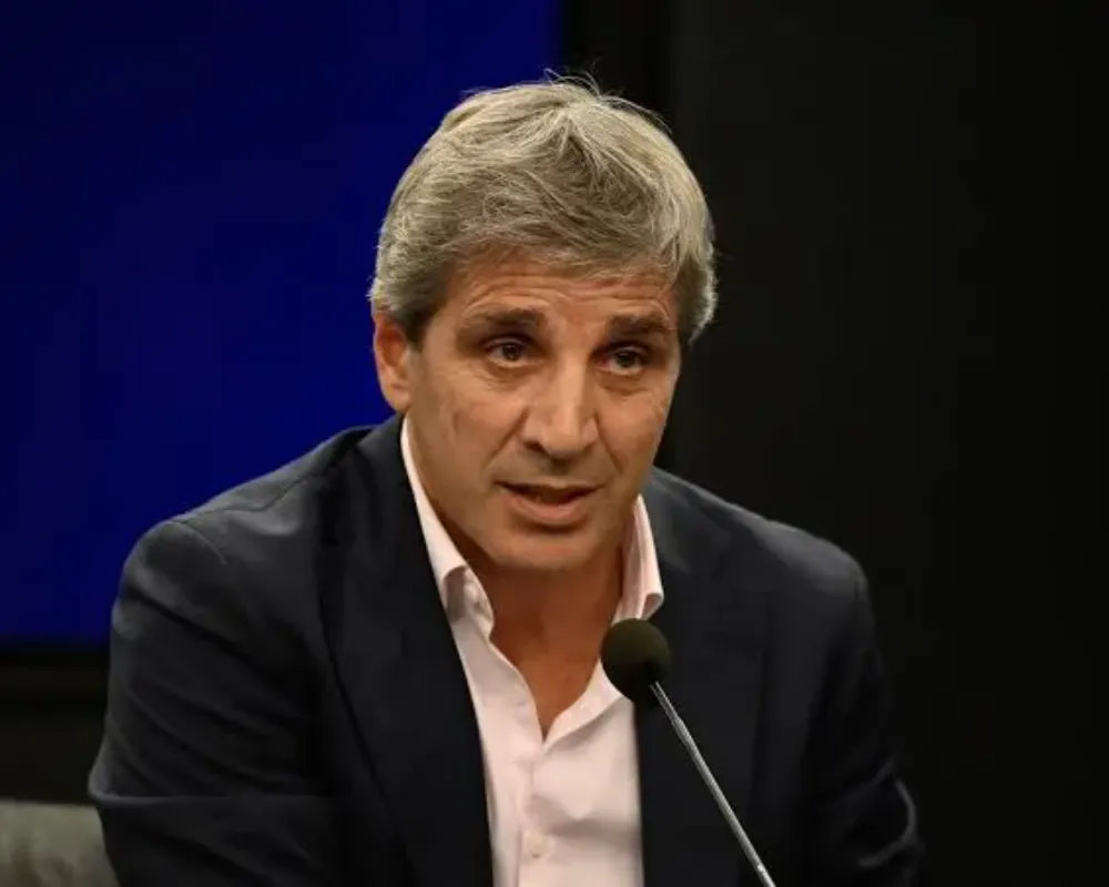 Retrato de Luis Caputo, ministro de Economía de la Nación
