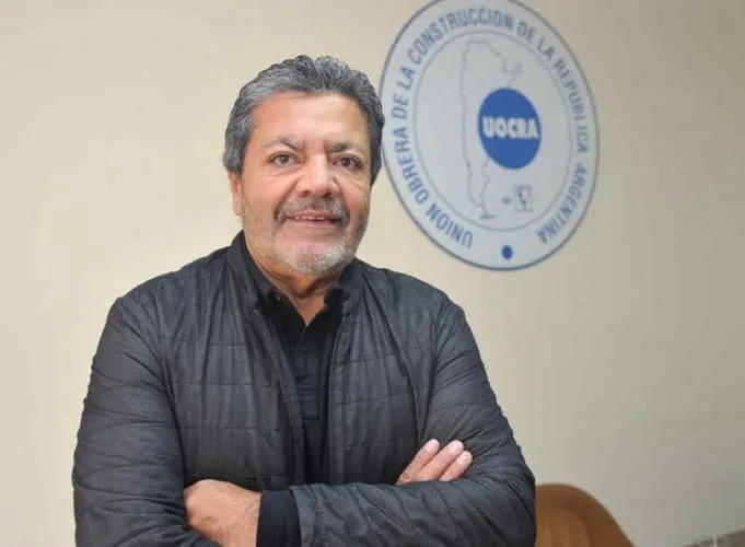 Gerardo Martínez, secretario general de UOCRA, durante un acto sindical.
Título de la foto: Martínez, el constructor de poder.