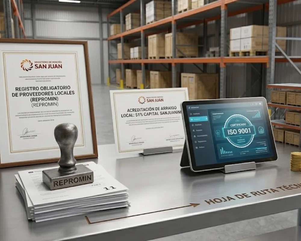 Contenido Original de ACERO Y ROCA - Prohibida su reproducción Certificaciones que debe tener un comercio local para ser proveedor minero con calidad internacional. Imagen ilustrativa de Acero y Roca.