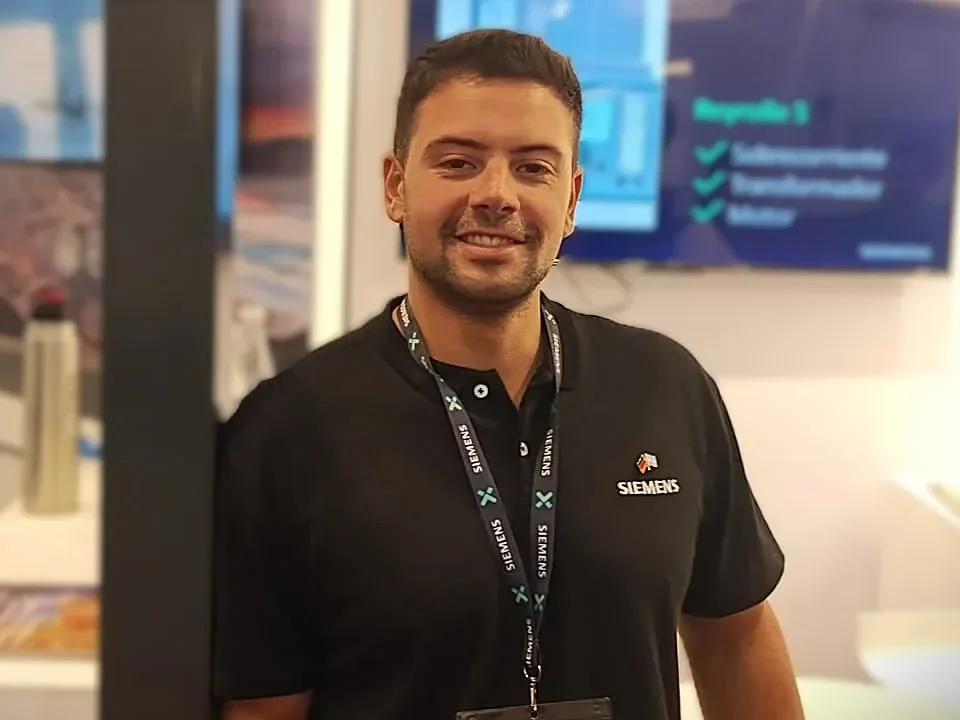 Matías Tejeira, referente de marketing de Siemens Argentina.