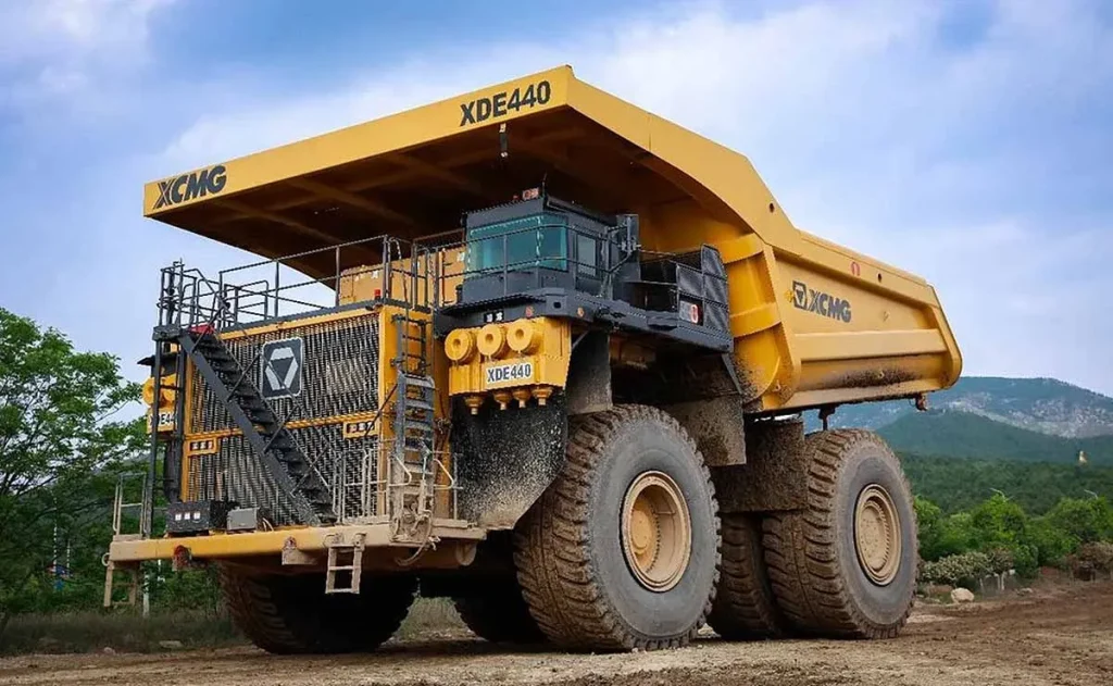 Camion XDE440, de XCMG es la gran apuesta eléctrica en camiones mineros con altas prestaciones y capacidades.