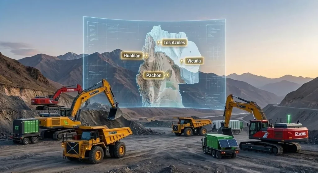 Camiones eléctricos y proyectos mineros de San Juan. Contenido Original de ACERO Y ROCA - Prohibida su reproducción