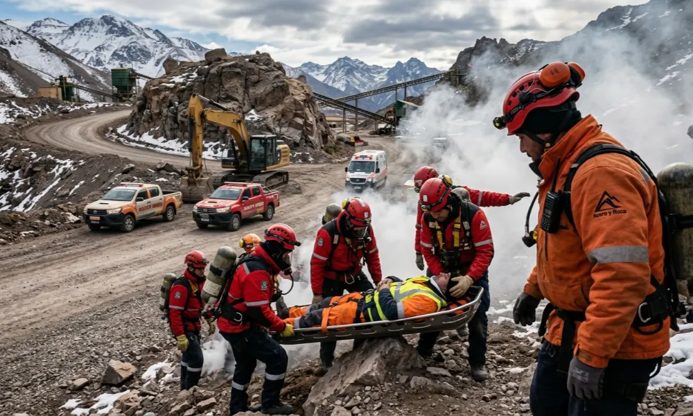  Entrenamiento de rescate en alta montaña. Contenido Original de ACERO Y ROCA - Prohibida su reproducción