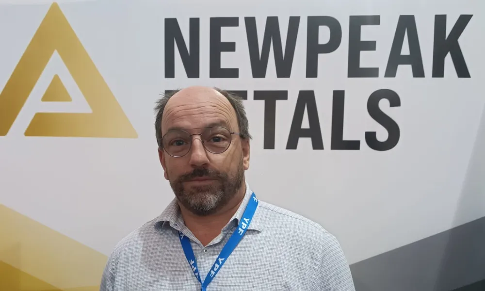 Alistair Grahame, gerente de exploración de Newpeak Metals.