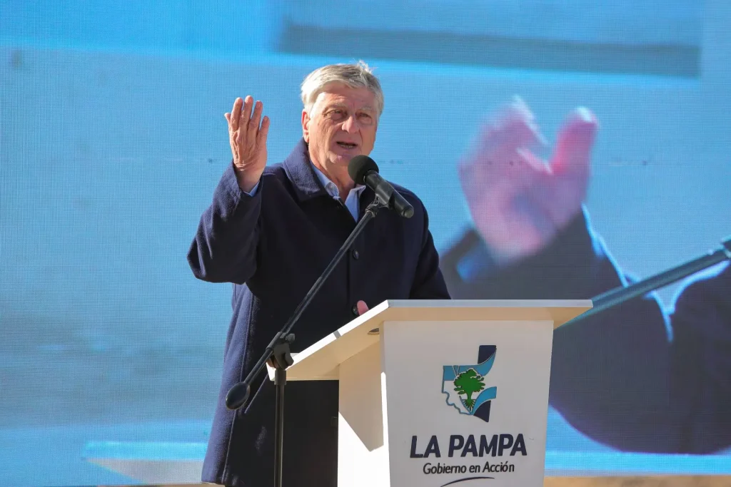 El gobernador pampeano Sergio Ziliotto