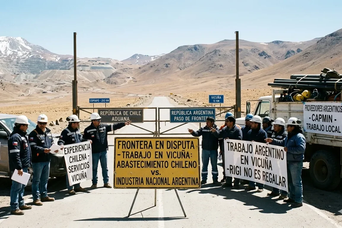 Pelea entre chilenos y argentinos por el cobre. Contenido Original de ACERO Y ROCA - Prohibida su reproducción