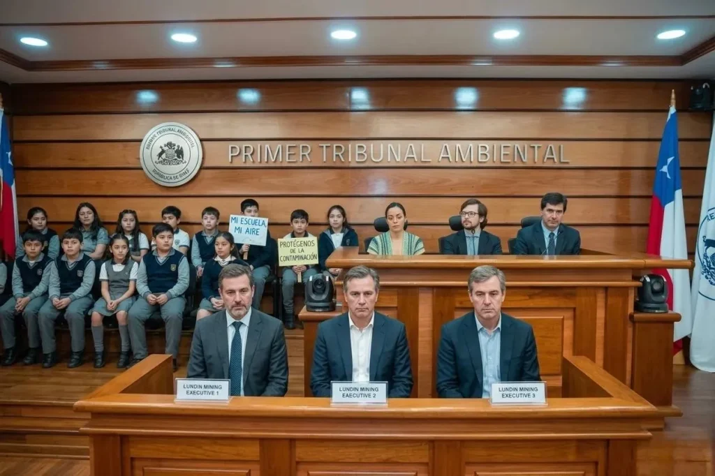 Sede del Primer Tribunal Ambiental donde se tramita la causa por daño ambiental en Tierra Amarilla contra Lundin Mining. Contenido Original de ACERO Y ROCA - Prohibida su reproducción