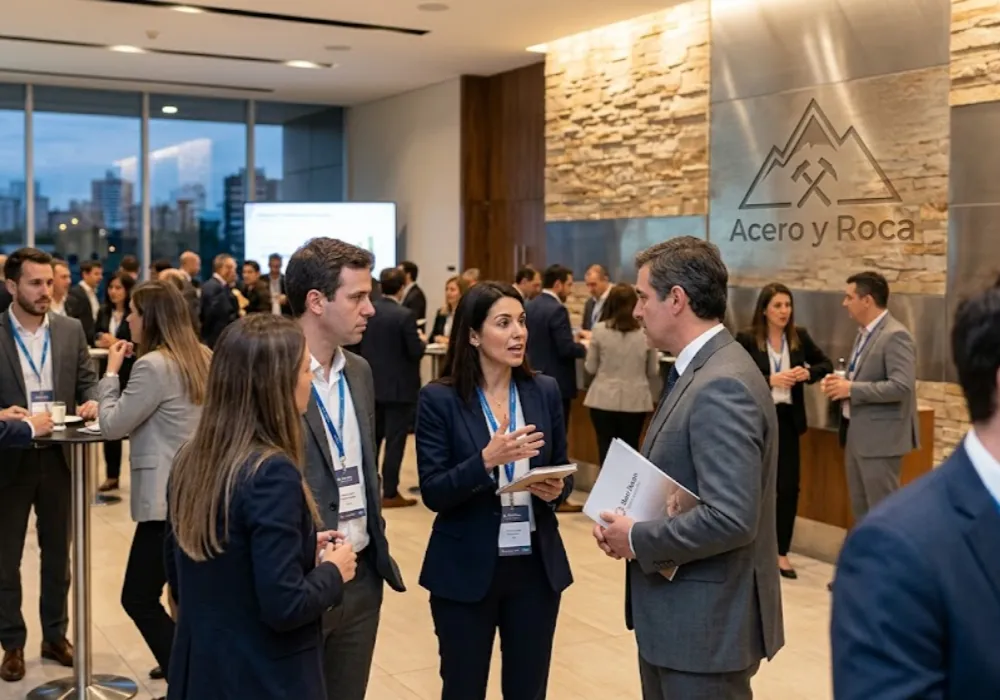 Networking y rondas de negocios del empresariado sanjuanino. Contenido Original de ACERO Y ROCA - Prohibida su reproducción