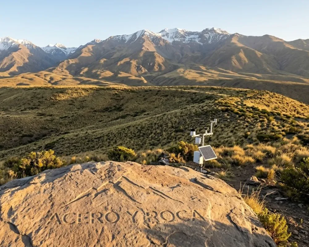 Valle montañoso en San Juan con coberturas vegetales y perfiles naturales estables tras concluir las etapas operativas y el cierre de minas. Contenido Original de ACERO Y ROCA - Prohibida su reproducción