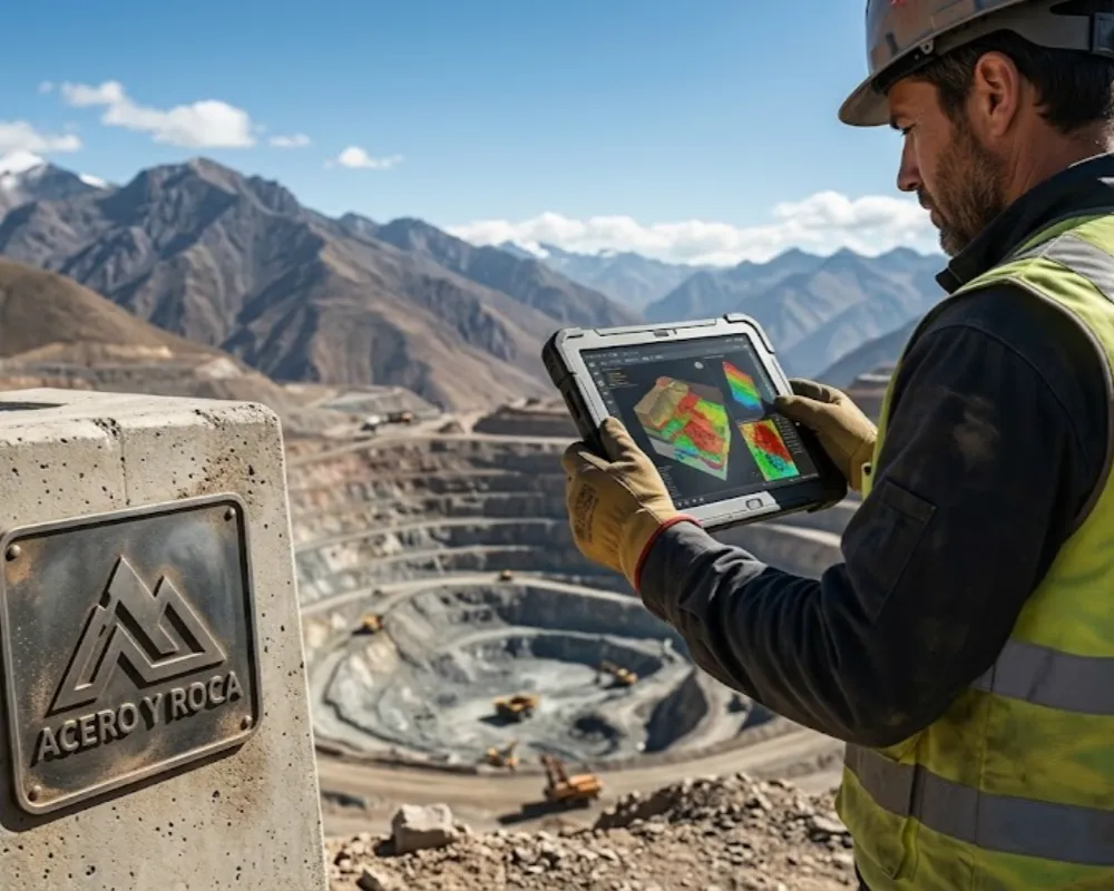 Aplicación de geoestadística en una operación minera. Contenido Original de ACERO Y ROCA