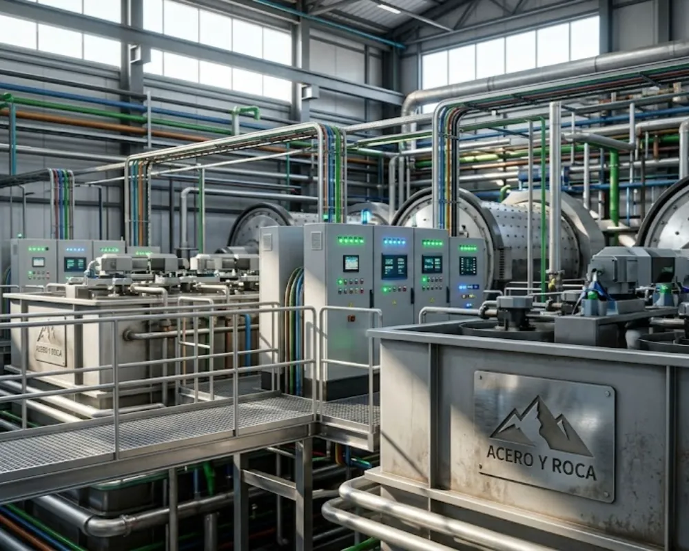 Planta de procesamiento de minerales optimizada mediante modelos de alimentación estables. Contenido Original de ACERO Y ROCA