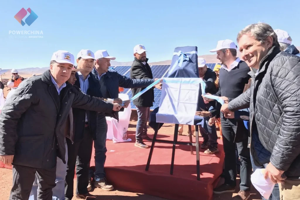 Inauguración del parque solar cauchari en 2017 con pablo quirno