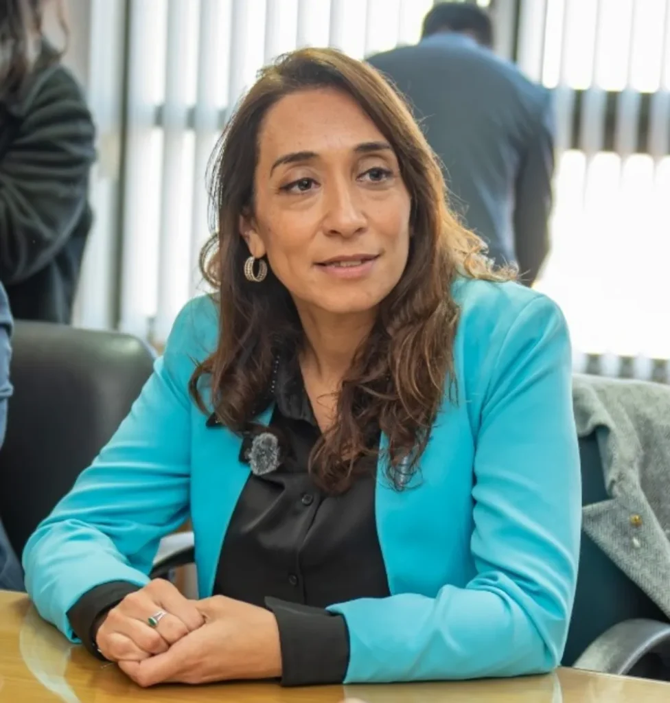 Imagen de la intendenta de Caucete Romina Rosas