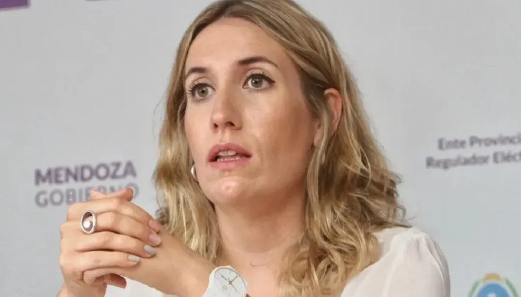 La ministra de Energía y Ambiente de Mendoza, Jimena Latorre