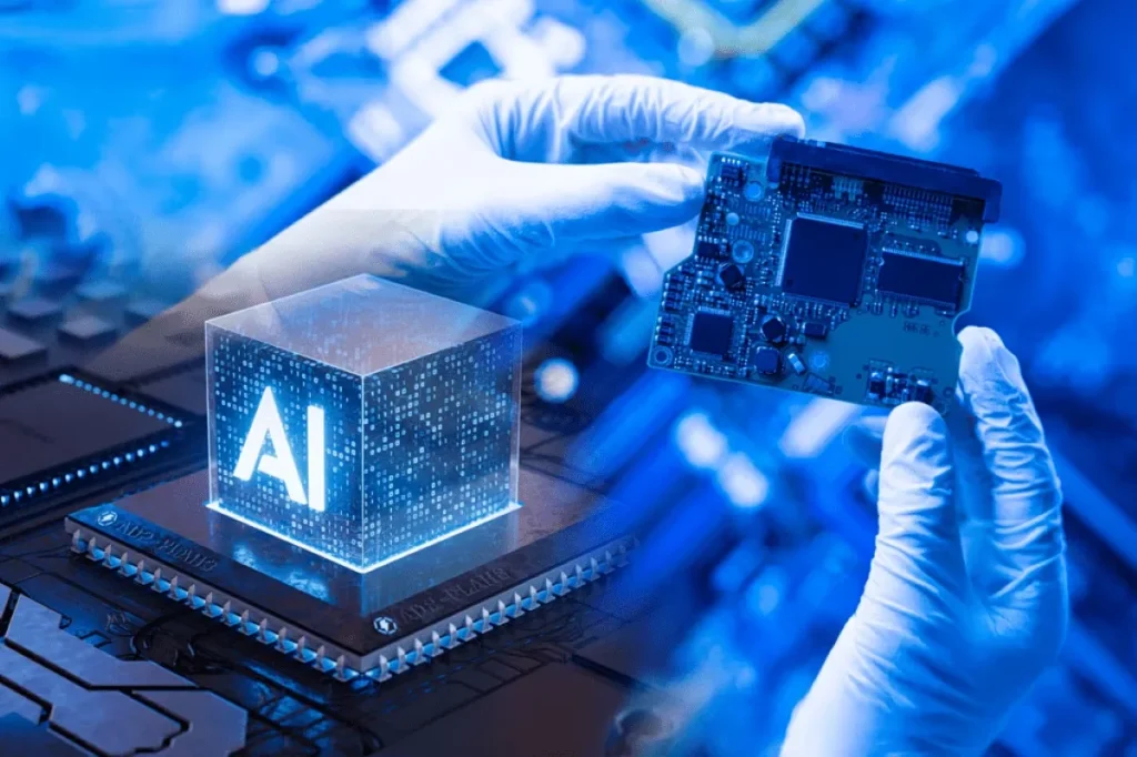 Chip de última tecnologia generado por IA 