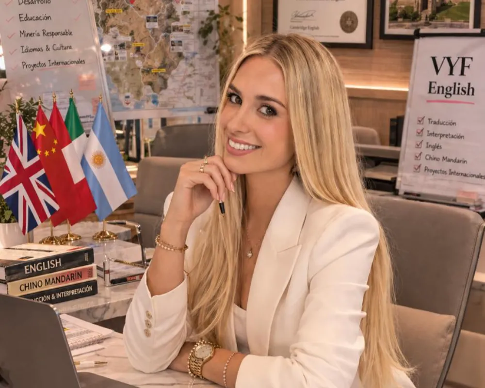 Retrato de la traductora pública Valentina Rampulla en San Juan.