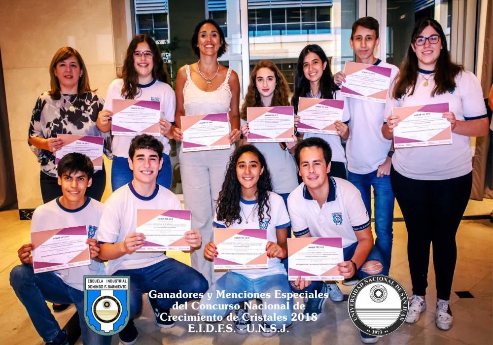 ganadores del concurso de cristalografía 2018