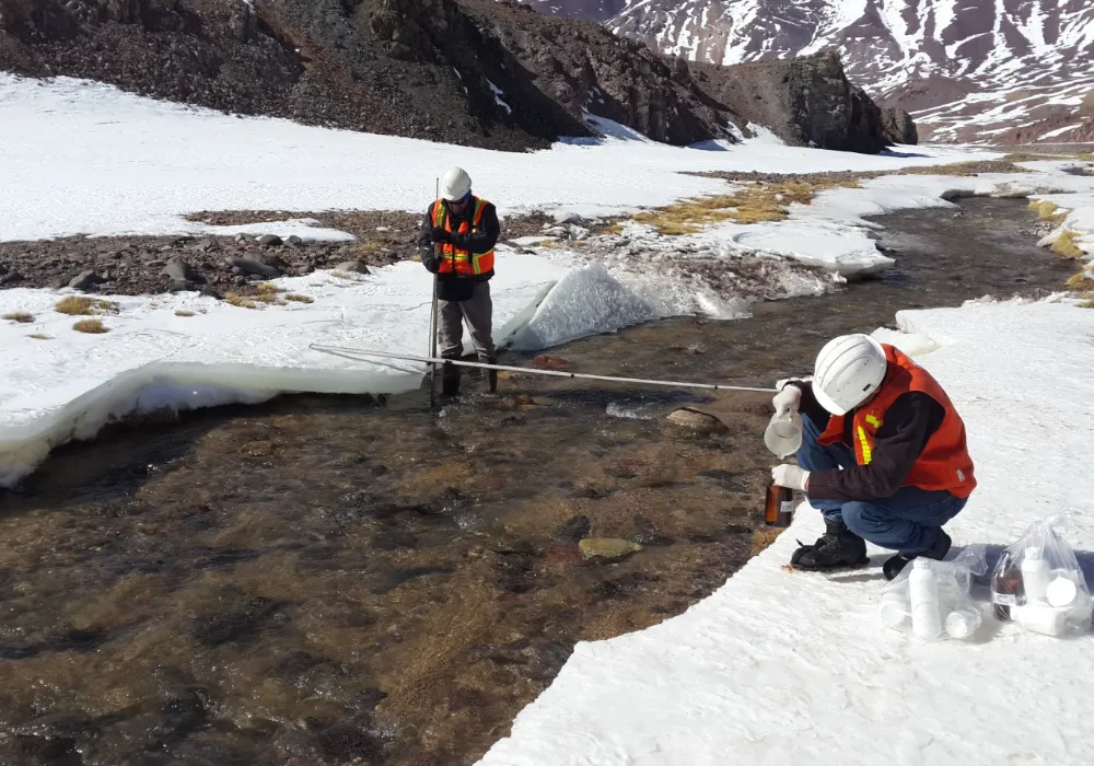 Aforos en la cordillera, permiten medir el caudal disponible y generar información clave para la gestión del agua en San Juan.