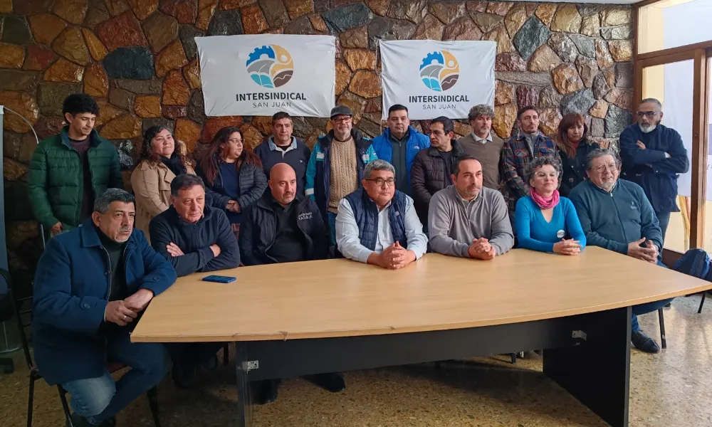 Intersindical San Juan desafía al RIGI, cuestiona a Vicuña y pide una mesa de diálogo al Gobierno