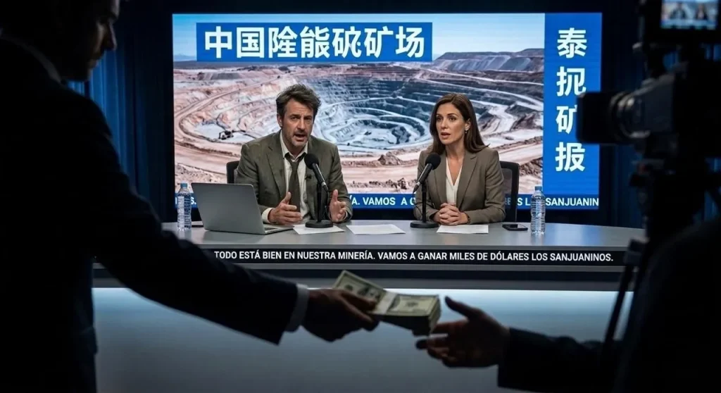 periodistas de medios de comunicación mintiendole a la audiencia. Contenido Original de ACERO Y ROCA - Prohibida su reproducción