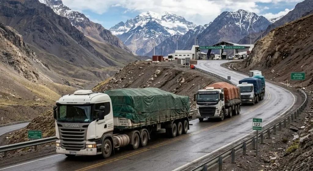 El Súper Niño bloquea el Paso Cristo Redentor y compromete el envío de cal sanjuanina a Chile