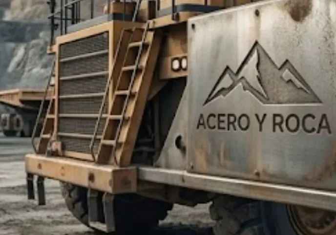  camión de transporte minero pesado. Contenido Original de ACERO Y ROCA - Prohibida su reproducción