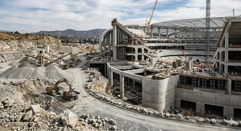 Del yacimiento al estadio: la minería y el hormigón detrás del Mundial 2026