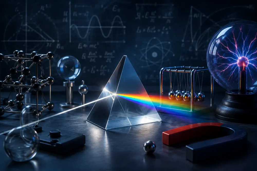 elementos que grafican la ciencia fisica