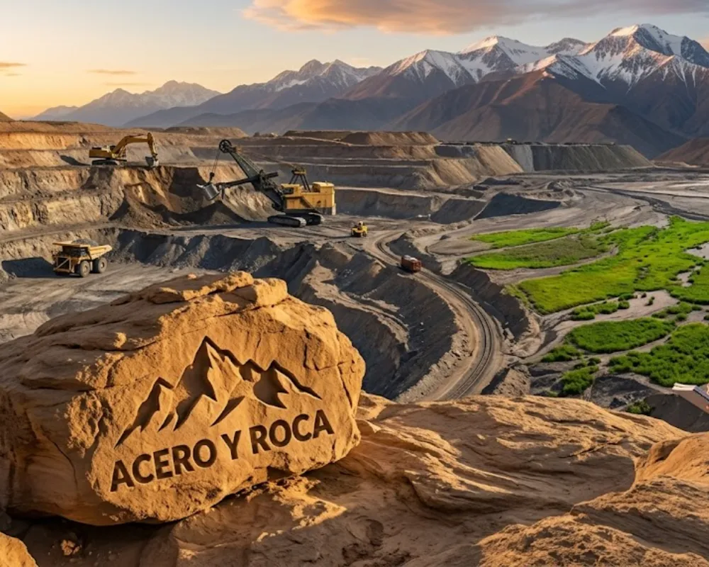  mina a cielo abierto en los Andes, San Juan. Contenido Original de ACERO Y ROCA – Prohibida su reproducción.