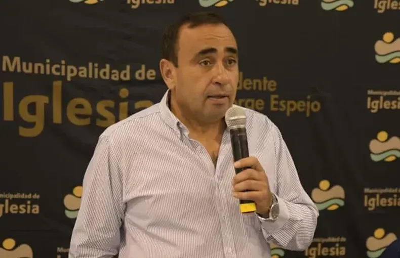 Jorge Espejo, intendente de Iglesia