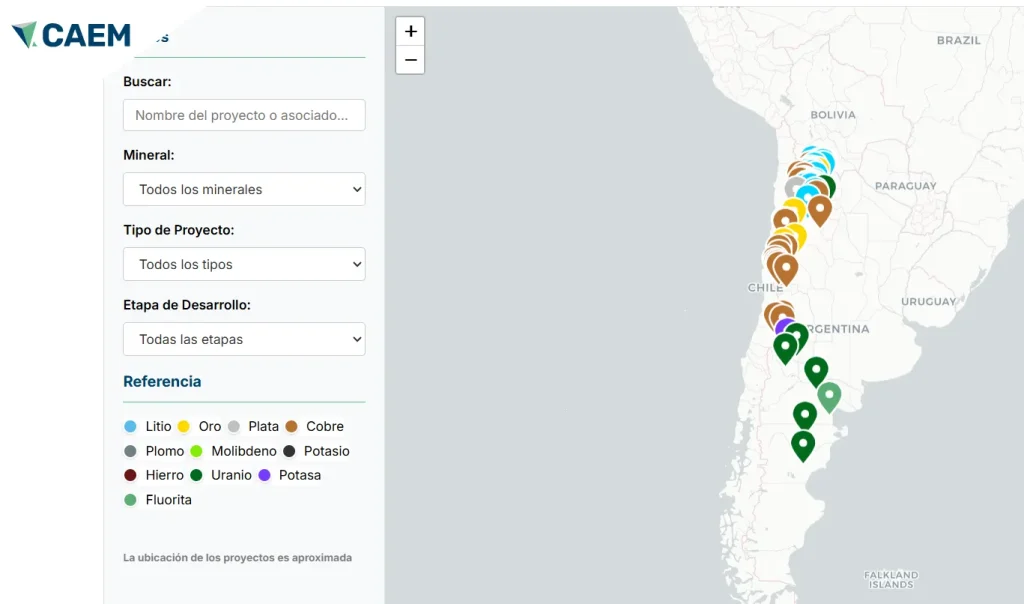 fase de exploración avanzada dentro de los proyectos mineros en Argentina.