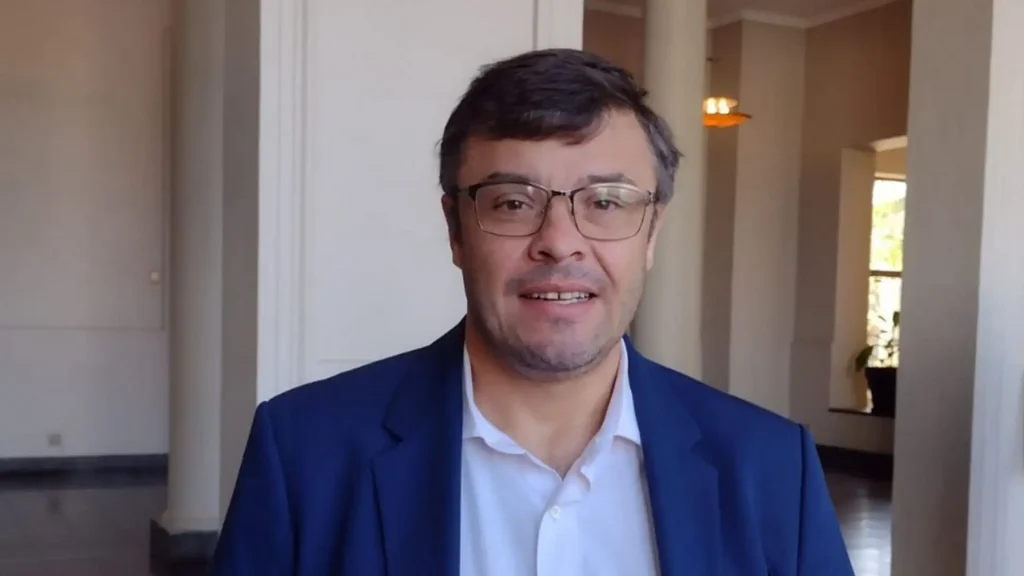 Ernesto Pérez, ministro de Producción de La Rioja, quien cuestionó la ubicación de los proyectos mineros en la frontera.