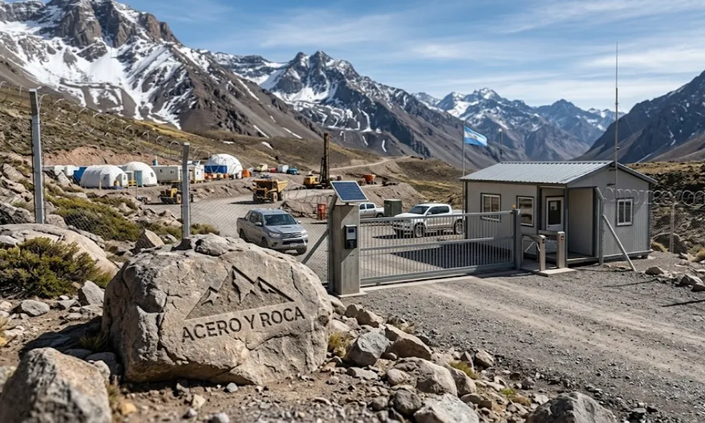 Centro de control integrado con tecnologías avanzadas aplicadas a la seguridad patrimonial minera. Contenido Original de ACERO Y ROCA - Prohibida su reproducción