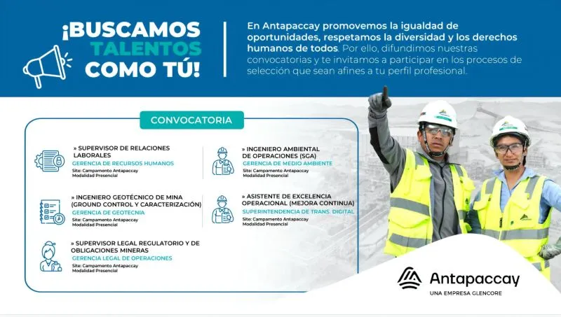 Antapaccay búsqueda laboral