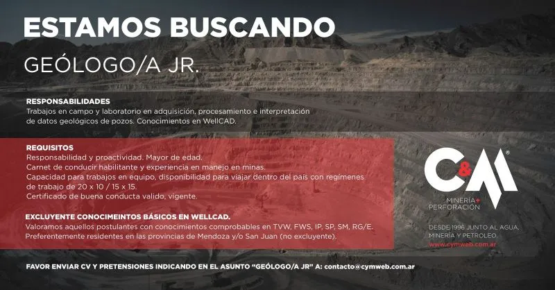CYM búsqueda laboral geologo