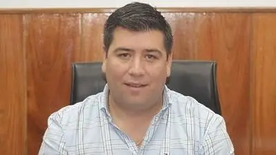 Cristian Jerónimo, referente de la CGT, participando en el Consejo de Políticas de Infraestructura.